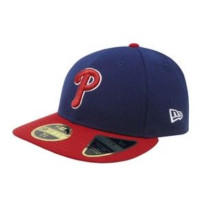 COPY - New Era 59Fifty Hat Philadelphia Phillies Royal/Red Low Profile Cap Unis…